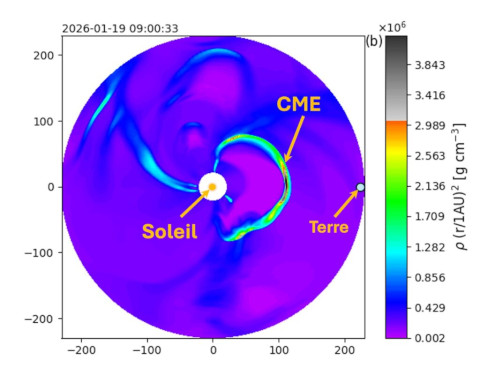 Lire la suite à propos de l’article Les astrophysiciens du Soleil du CEA mobilisés après l’éruption solaire du 18 janvier 2026