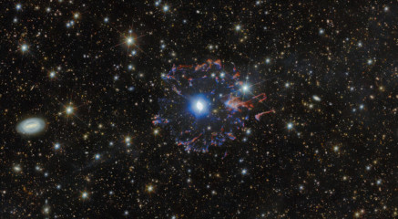 Lire la suite à propos de l’article Hubble et Euclid zooment sur l’œil cosmique
